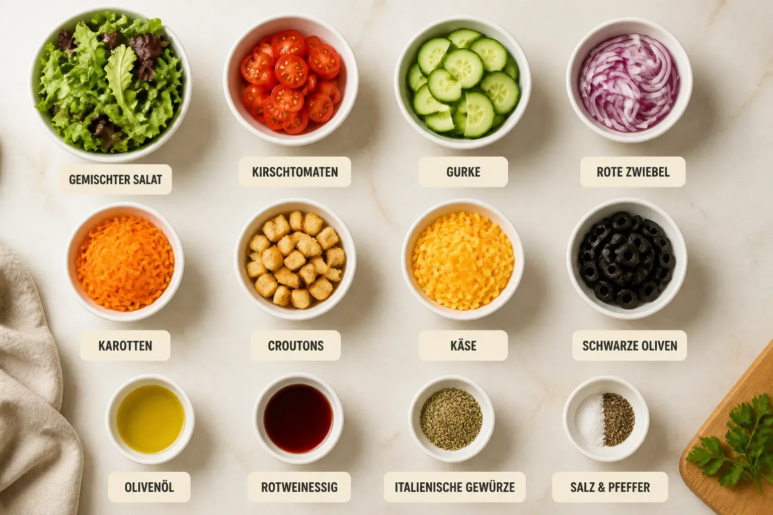 Crowd Pleasing Classic House Salad Recipe