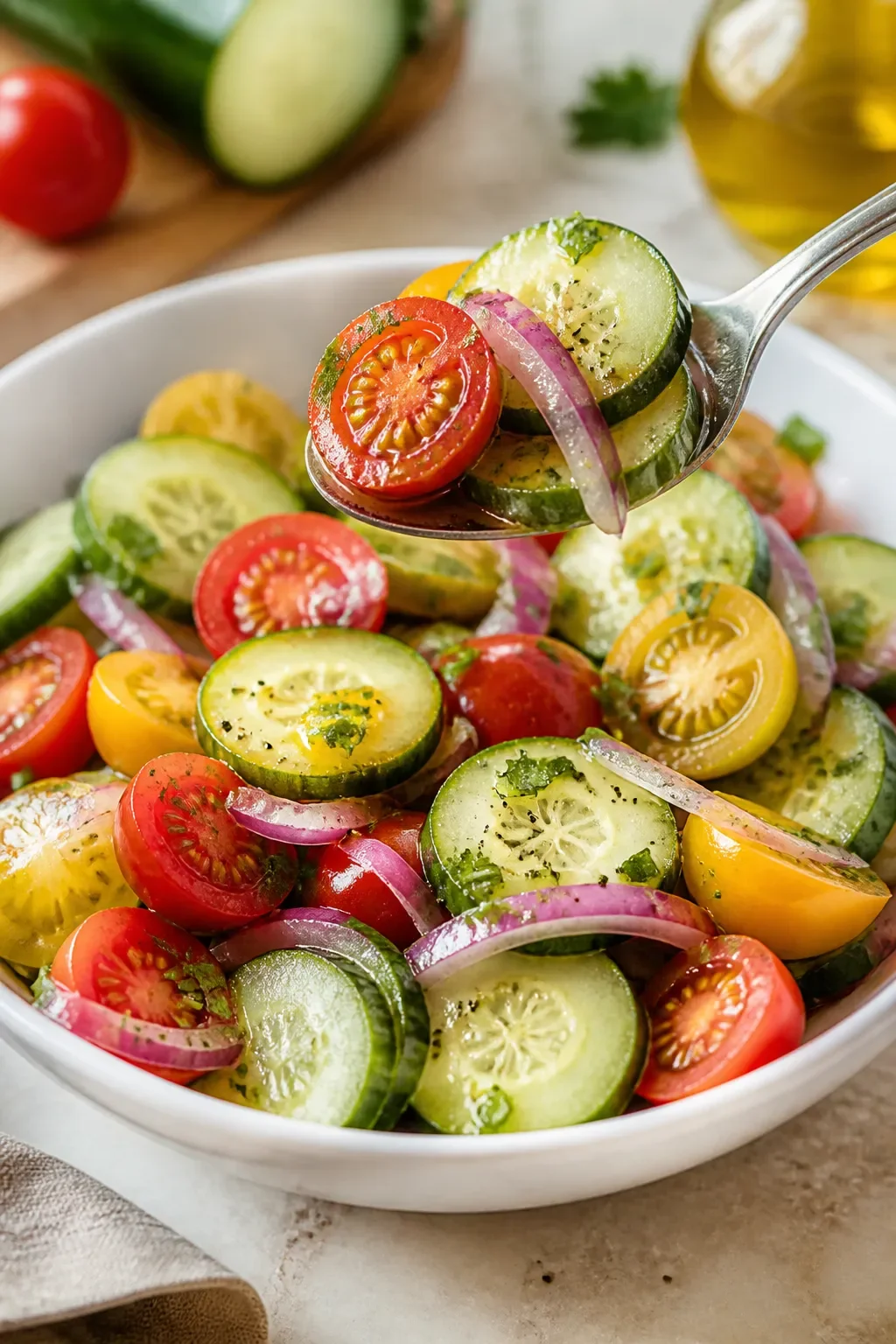 Cucumber Tomato Salad