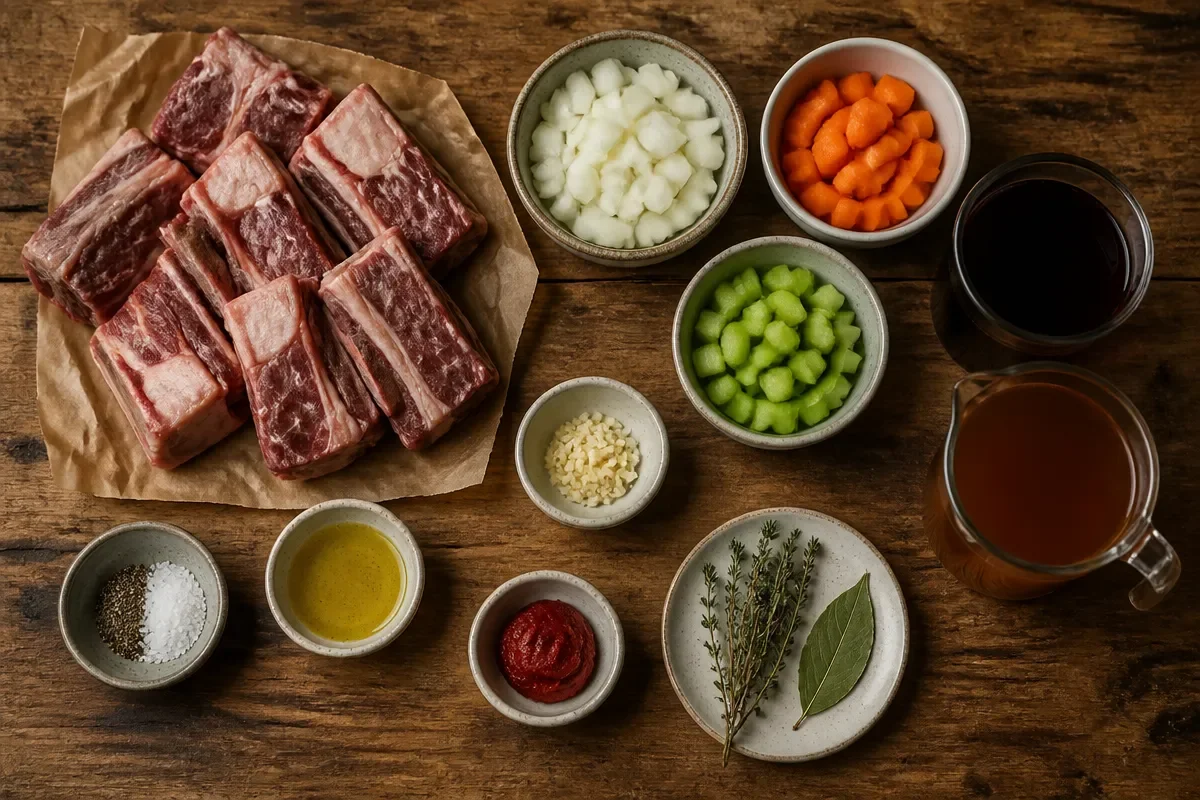 French Style Braised Short Ribs