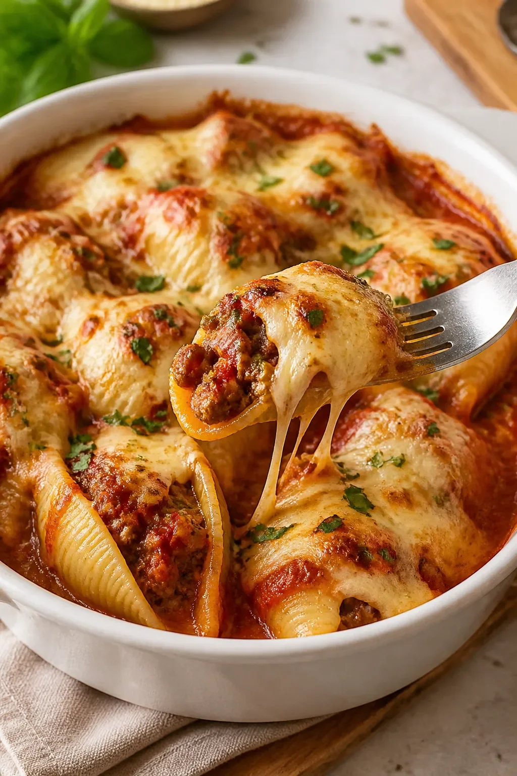 Ground Beef Stuffed Shells – Perfect for Family Dinners