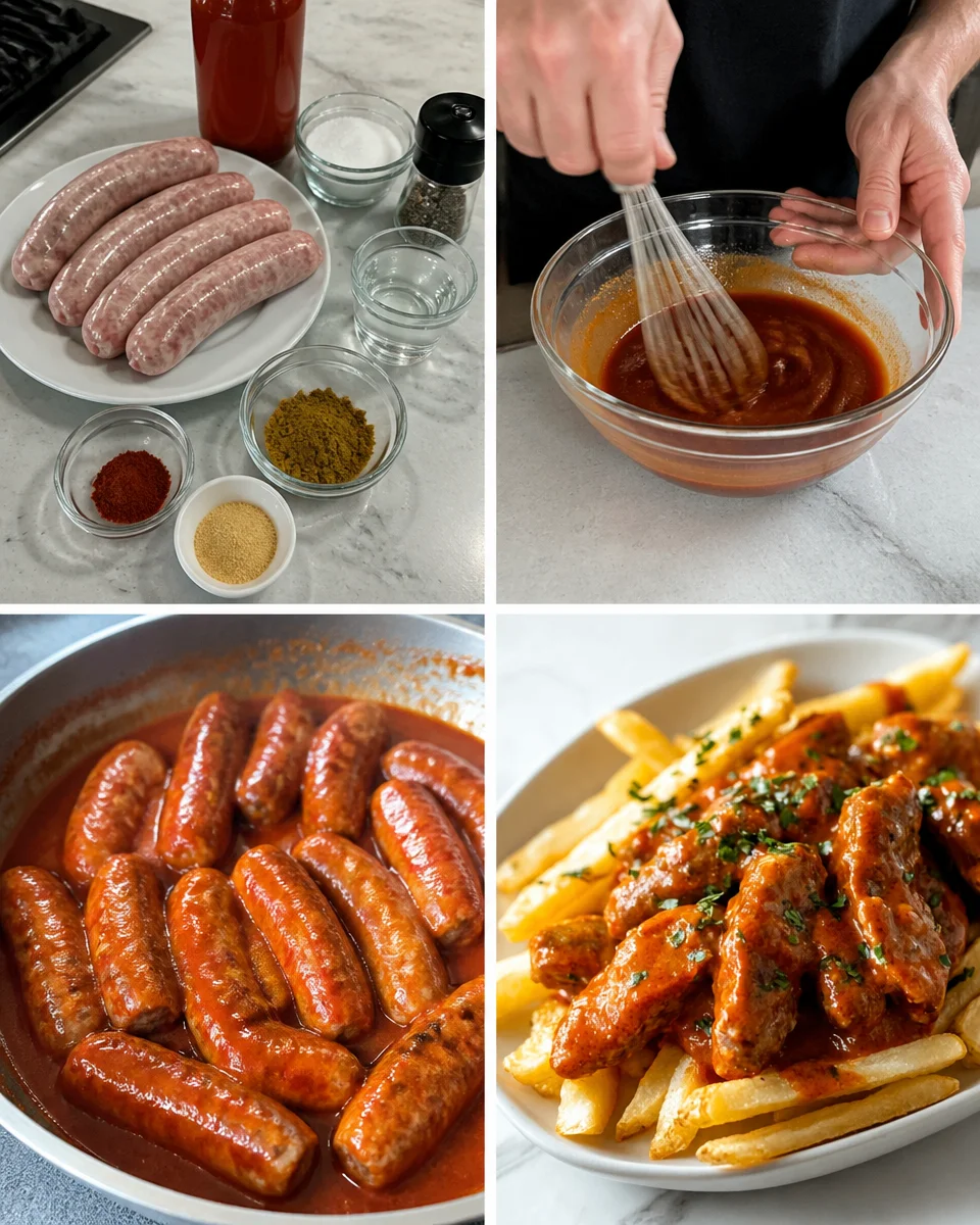 Homemade Currywurst for Weeknight Dinners