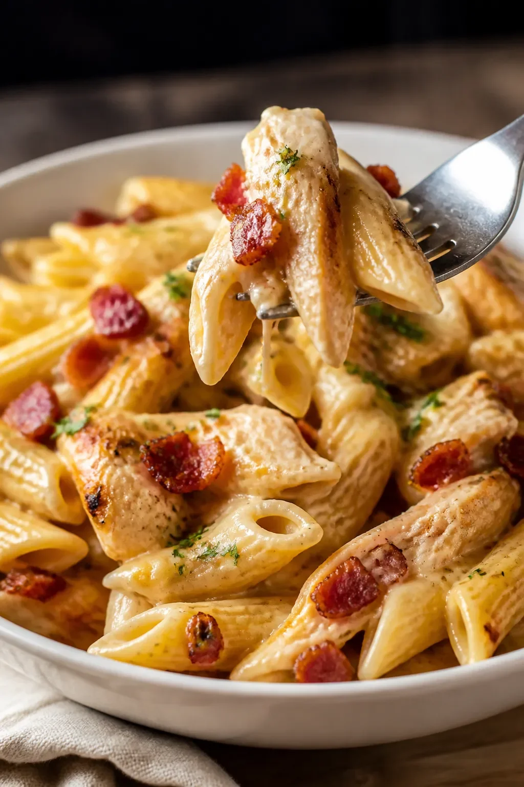 Hühnchen Penne 32 Hühnchen Penne