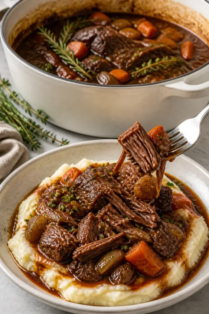 Meltingly Tender Red Wine Braised Beef (Stovetop, Oven, Slow Cooker, Instant Pot) 34 meltingly tender red wine braised beef stovetop 2026 10 24 154706 683x1024 1 Meltingly Tender Red Wine Braised Beef (Stovetop, Oven, Slow Cooker, Instant Pot)