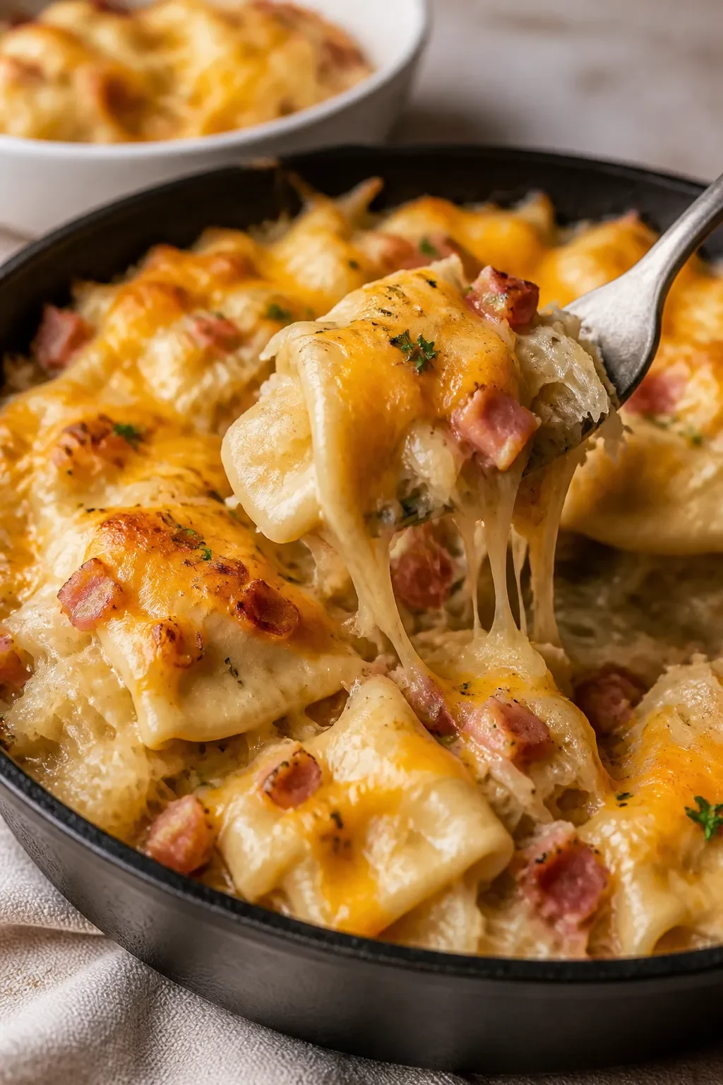 One Pot Pierogi Casserole Recipe - The Bewitchin' Kitchen
