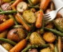 Seasonal Garlic & Herb Roasted Veggies
