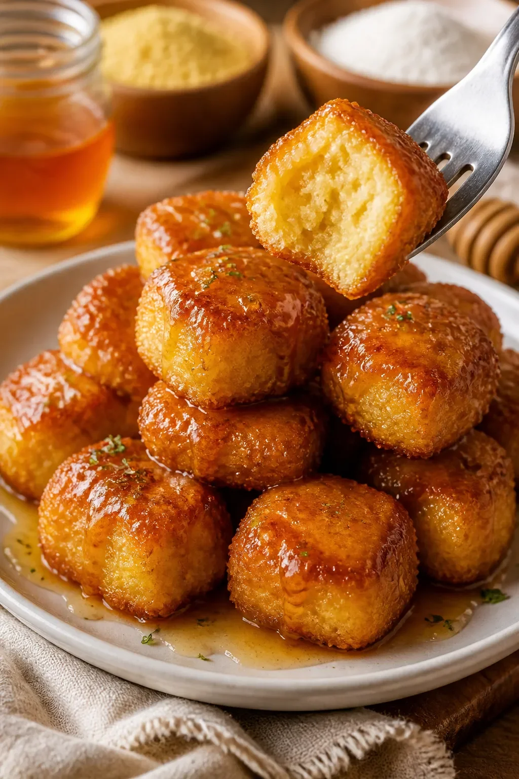 Sweet Southern Honey Butter Cornbread Poppers Recipe: Bake Joy
